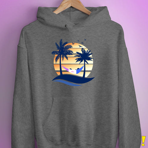 Drag Pride Hammock Summer Beach Sunset Hoodie